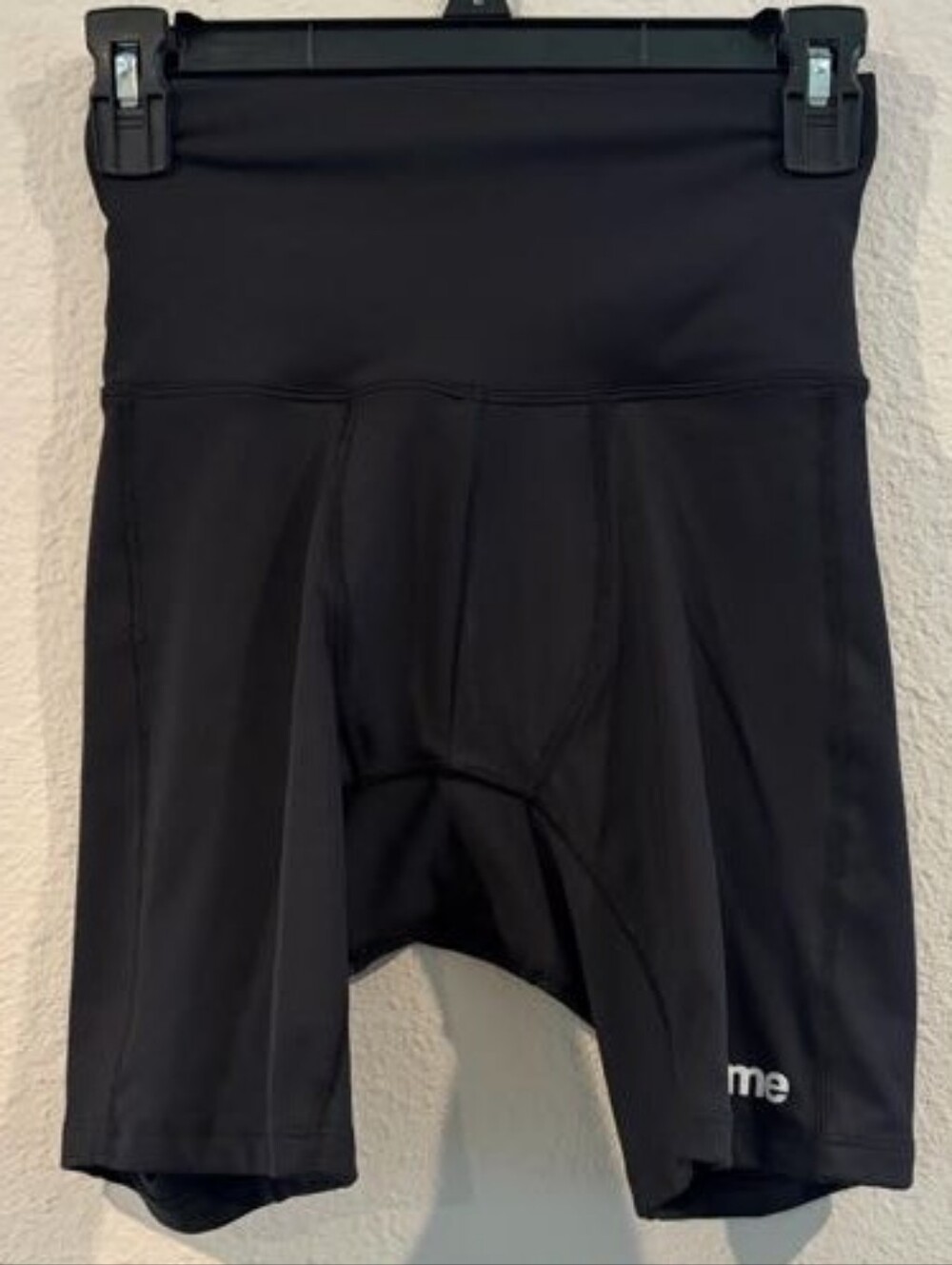 Forme Science Unisex Black High Waisted Ergo Posture Correcting Biker Shorts Sm